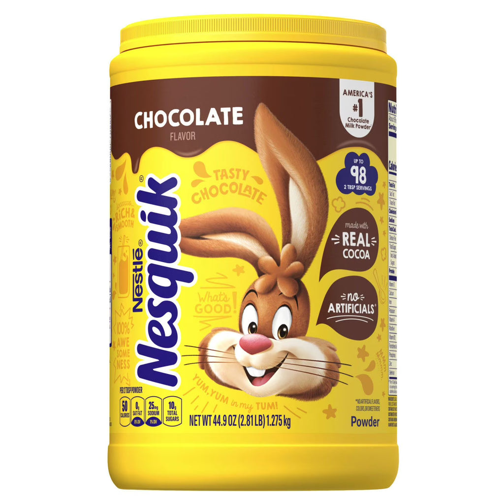 Nesquik Chocolate Drink Mix – Rich & Creamy Powdered Milk Flavor BinsShop