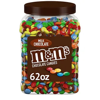 M&M'S Milk Chocolate Candy, 62 oz. Generic