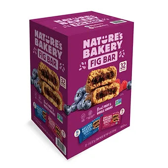 Nature's Bakery Fig Bars, Variety Pack, 2 oz., 32 ct. Generic