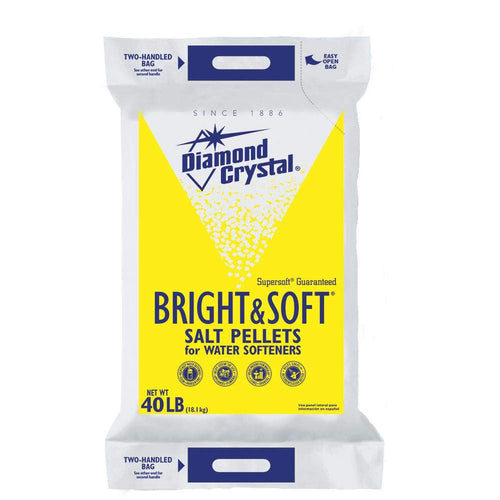 Diamond Crystal Bright & Soft Water Softener Salt Pellets BinsShop