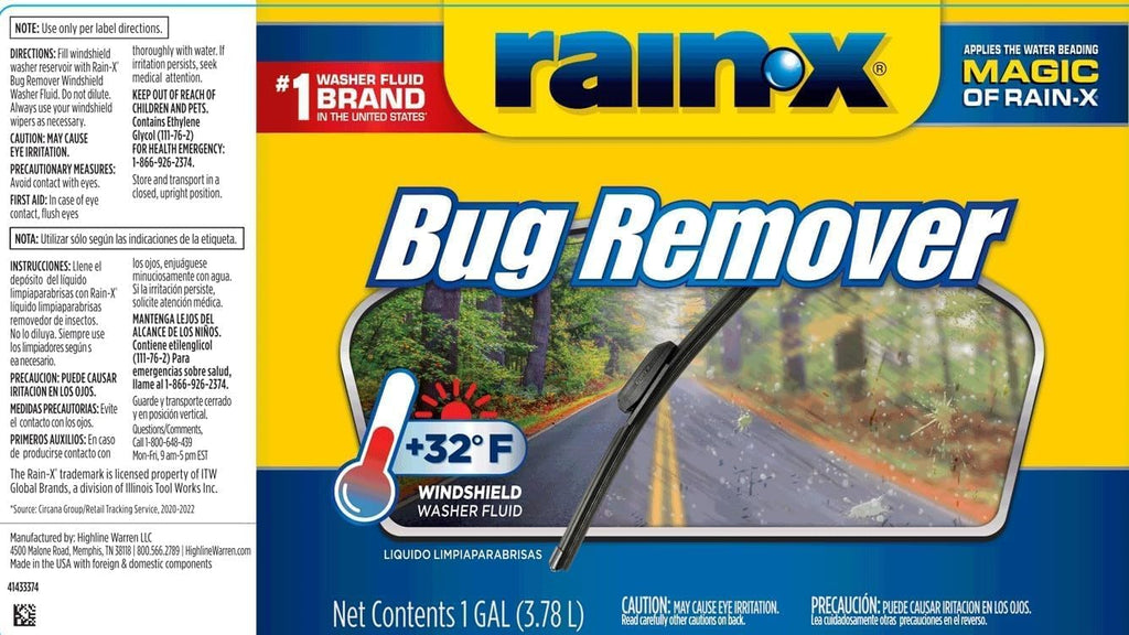 RainX RX68806 Rain-X Bug Remover etxWuf, 2Pack Generic