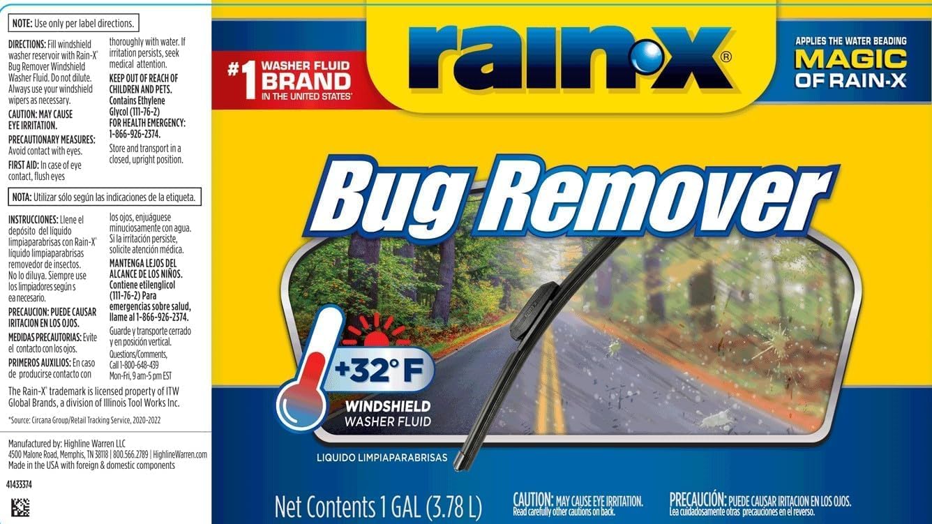 RainX RX68806 Rain-X Bug Remover etxWuf, 2Pack Generic