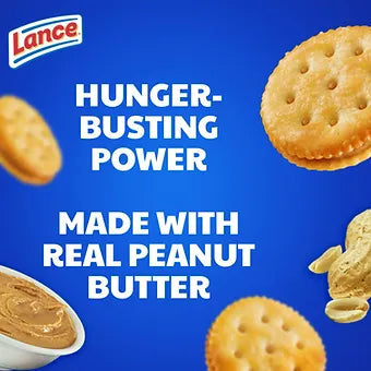 Lance Toasty Peanut Butter Sandwich Crackers, 1.29 oz., 40 pk. Generic