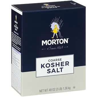 Morton Coarse Kosher Salt, 3 lbs. (pack of 2) Generic