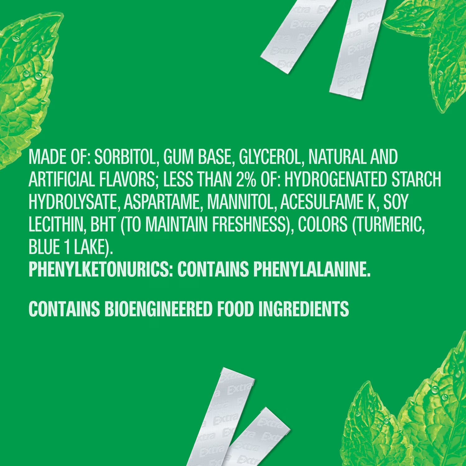 Extra Gum Spearmint BinsShop