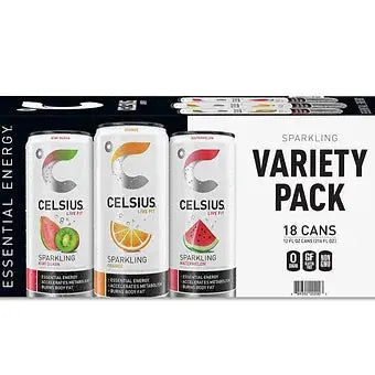 Celsius Sparkling Core Variety Pack, 12 fl. oz., 18 pk. Generic