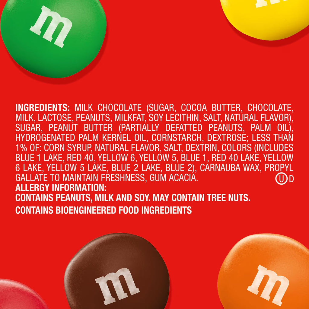 Peanut Butter M&Ms BinsShop