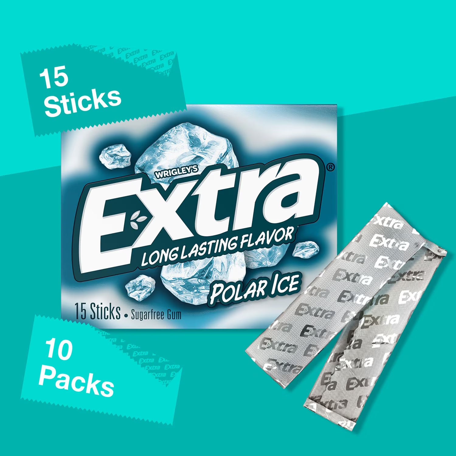 Extra Gum Polar Ice (Single Pack) BinsShop