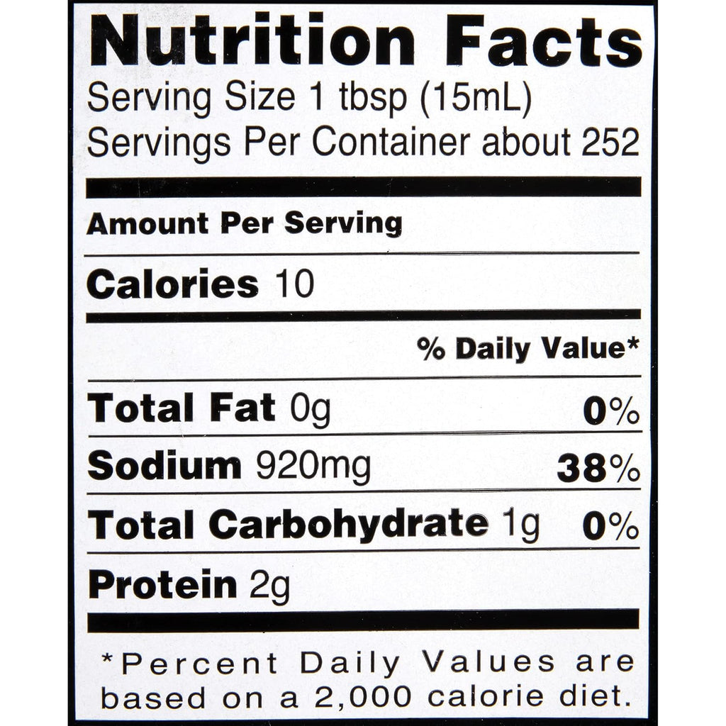Kikkoman - Traditionally Brewed Soy Sauce, All Purpose Seasoning - 1 Gallon (Pack of 1) Generic