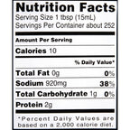 Kikkoman - Traditionally Brewed Soy Sauce, All Purpose Seasoning - 1 Gallon (Pack of 1) Generic