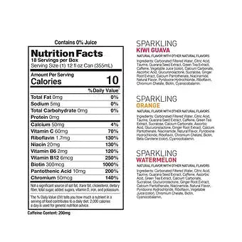 Celsius Sparkling Core Variety Pack, 12 fl. oz., 18 pk. Generic