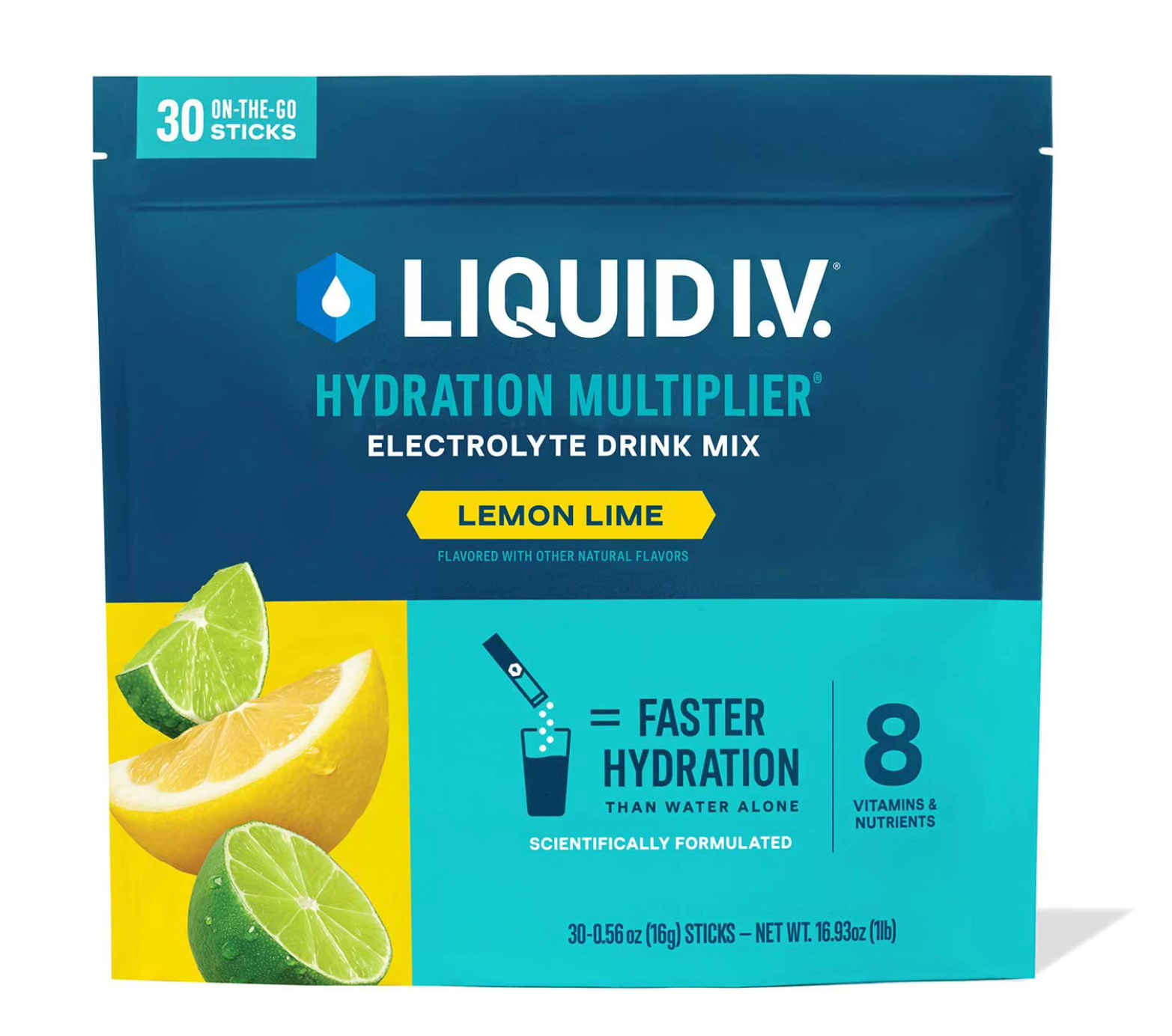 Liquid I.V Lemon Lime Hydration Multiplier 30 pk BinsShop